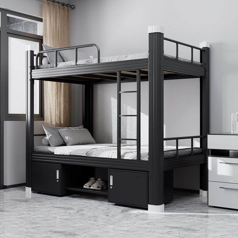 上下铺双层床学生宿舍钢架床员工双人铁架床公寓铁艺床高低架床