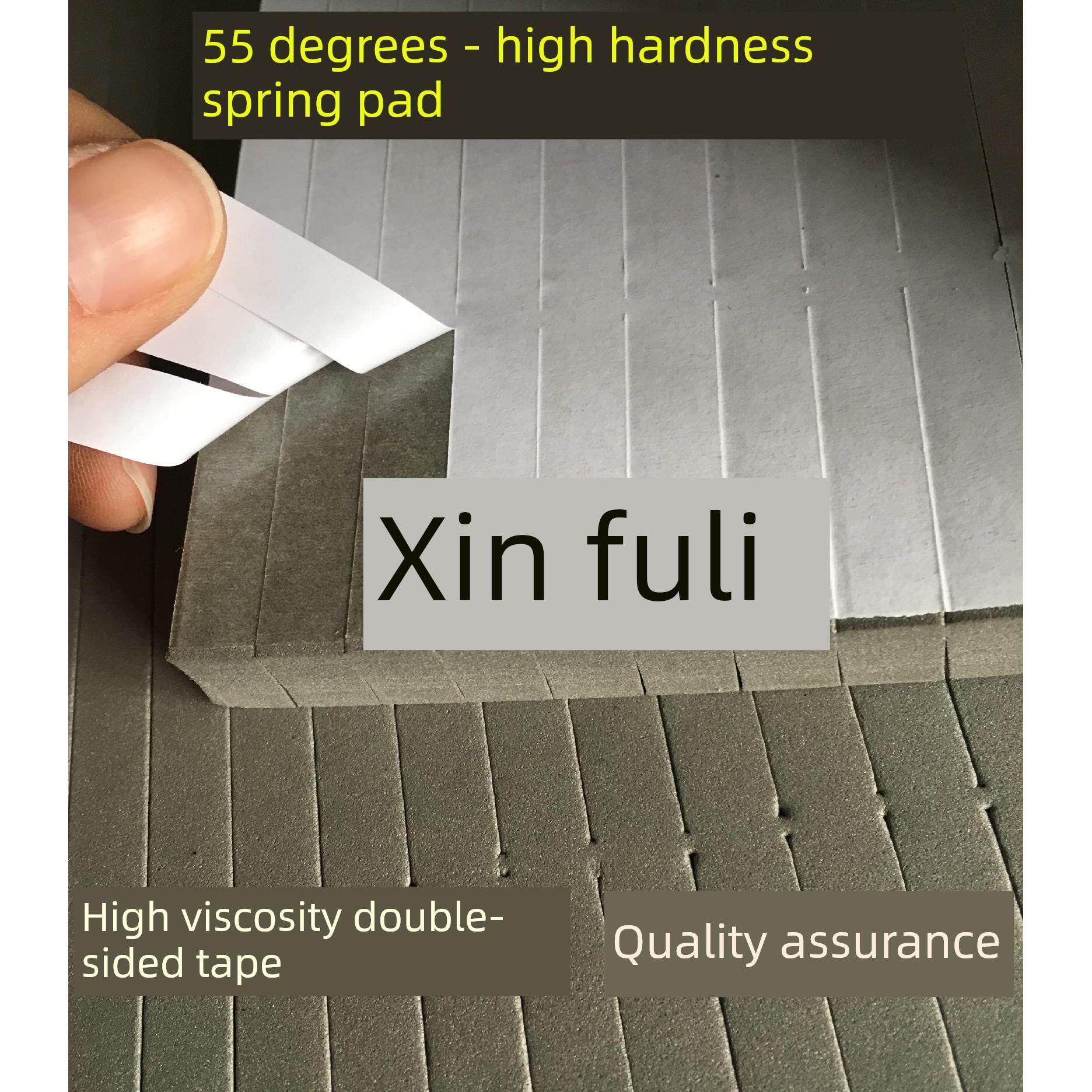 55度灰色刀版弹垫高弹海绵胶条压痕条模切机弹垫海绵胶条