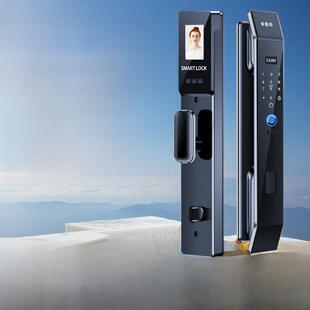 全自动指纹锁人脸识别家用防盗门智能门锁入户门大门电子密码锁