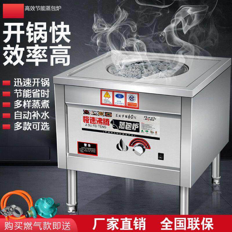 商用蒸包炉方形蒸包子机平底节能燃气电蒸饺小笼包肠粉炉蒸气炉