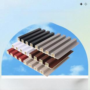 竹纤维格栅网红170格栅凹凸长城板背景墙形象墙展厅餐厅装 修