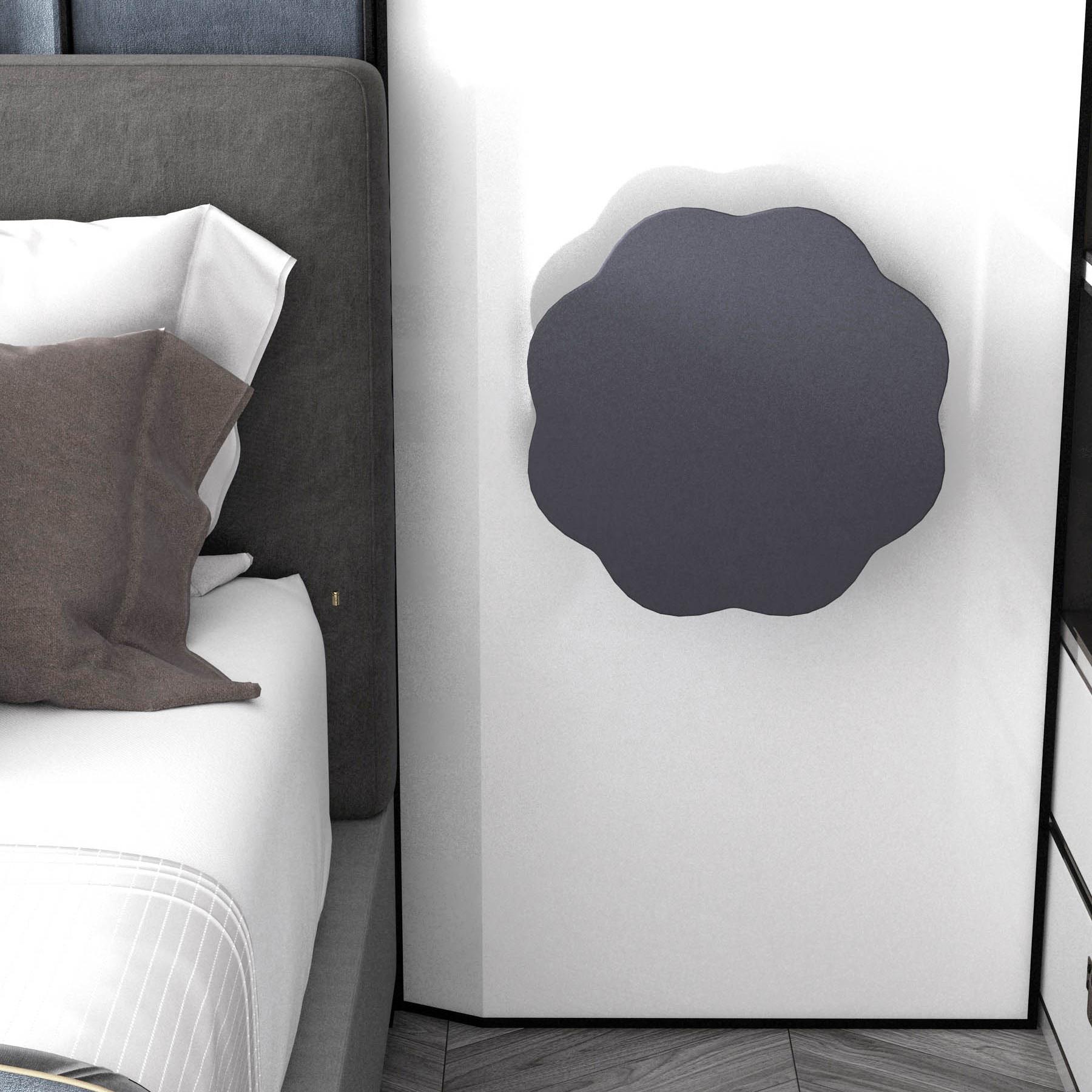 边几现代极简约卧室铁艺床头柜伸缩旋转床边置物架替代品创意窄柜