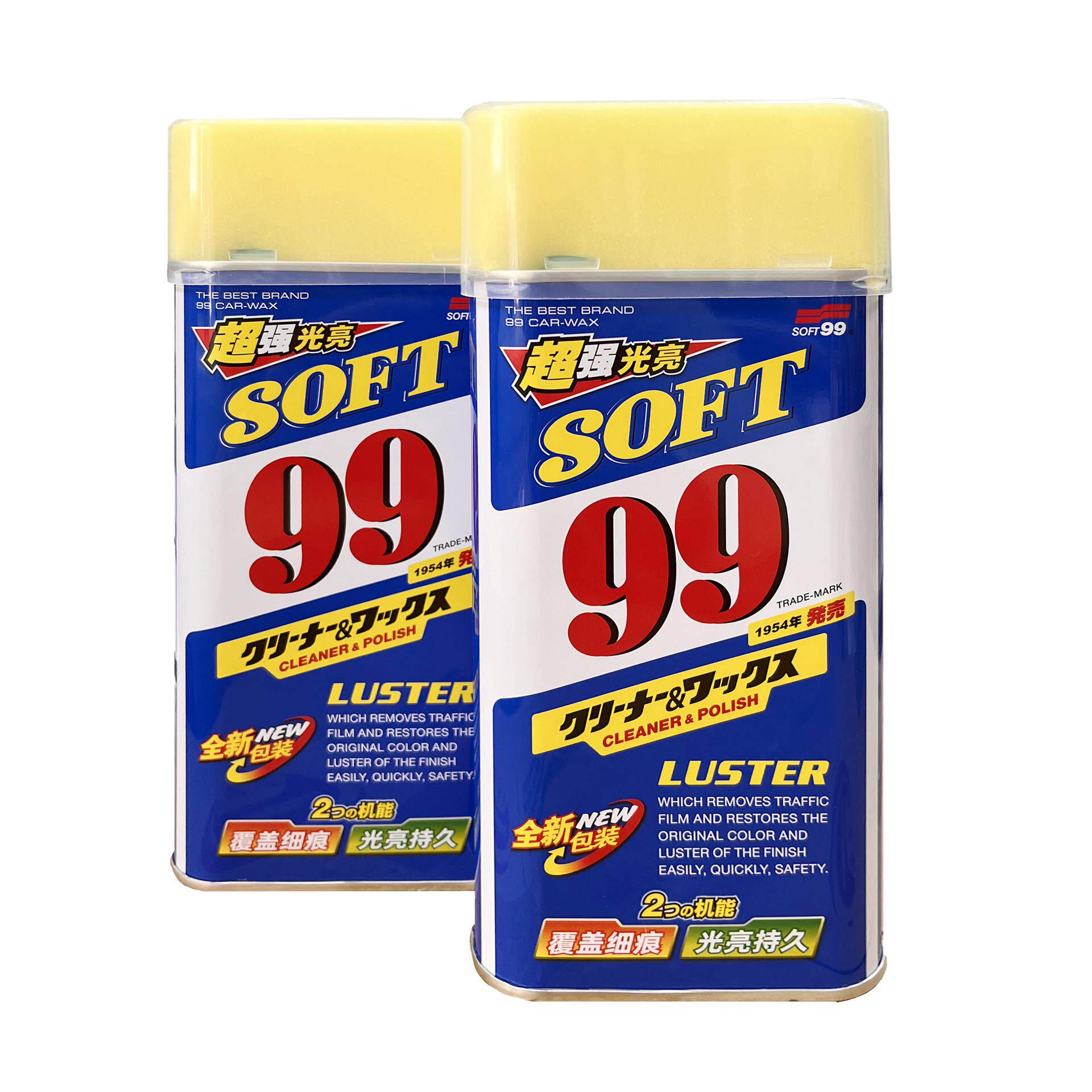 正品SOFT99光辉水蜡美容蜡 汽车漆金属外表打蜡去污上光抛光液体