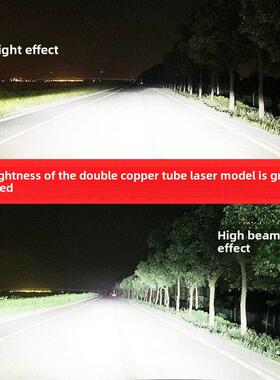 Led汽车大灯H7汽车灯H11远近光束H4集成H1镜头9005超亮9012改装H3