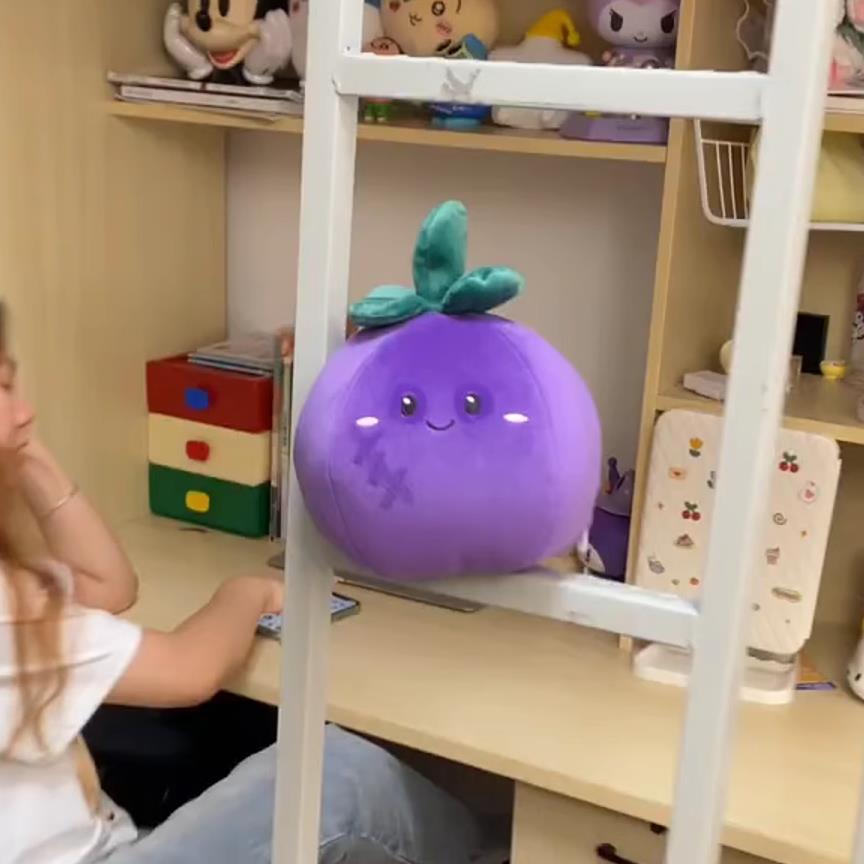 创意山竹u型枕抱枕二合一可携式旅行坐车神器办公室午睡护颈两用