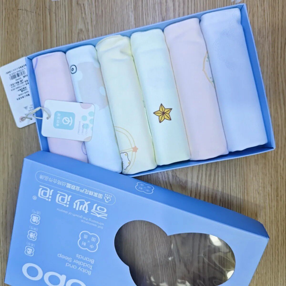 奇妙泡泡婴儿纯棉尿布吸水透气宝宝四季可洗尿介子柔软舒适尿片
