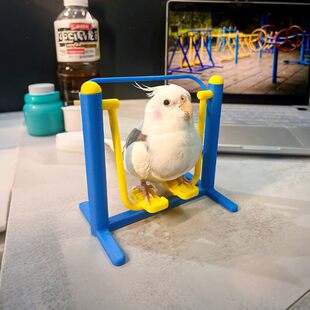 鹦鹉玩具健身器材秋千支架解闷自嗨玄凤小太阳站架鸟笼装饰小配件