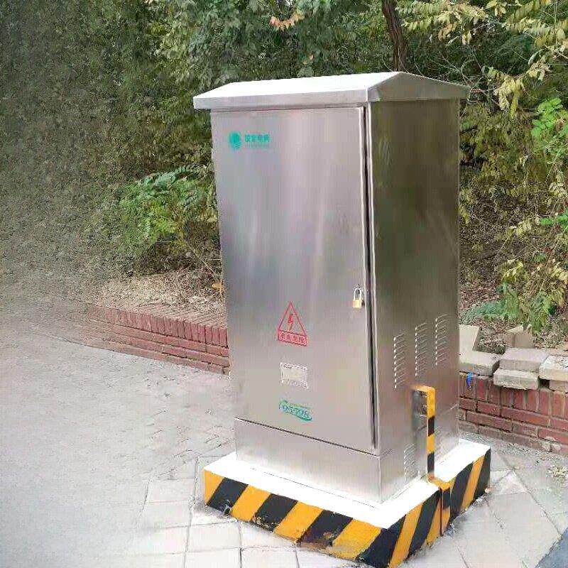 户外不锈钢配电箱地板柜防水控制箱坚固开关接线箱路灯控制箱定制