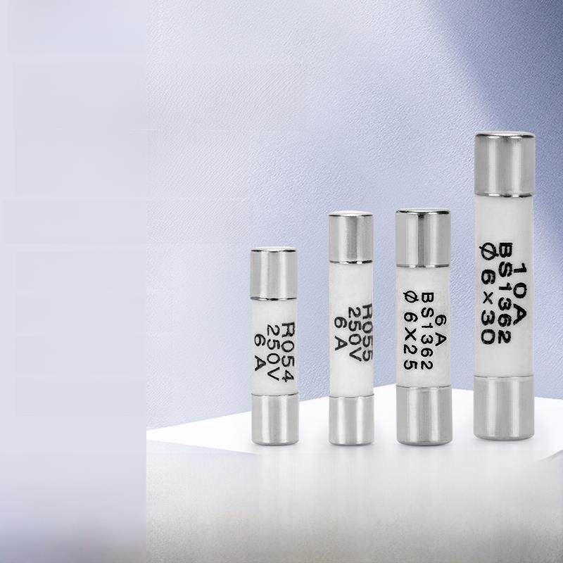 熔断器R055陶瓷保险丝管RO55芯子5*25MM250V 0.5A~20A6A10A