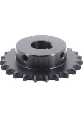 40B/50B/60B/80B炼轮4点5点6点1英寸9-30齿45钢黑色炼轮定制仪表