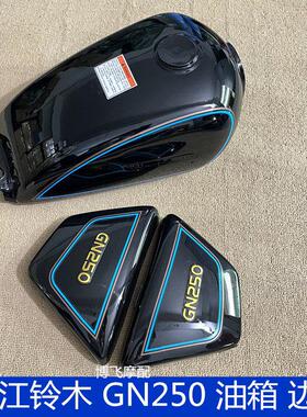 适用于摩托车配件望江GN250油箱边盖汽油箱WJ250燃油壶侧盖电池盖