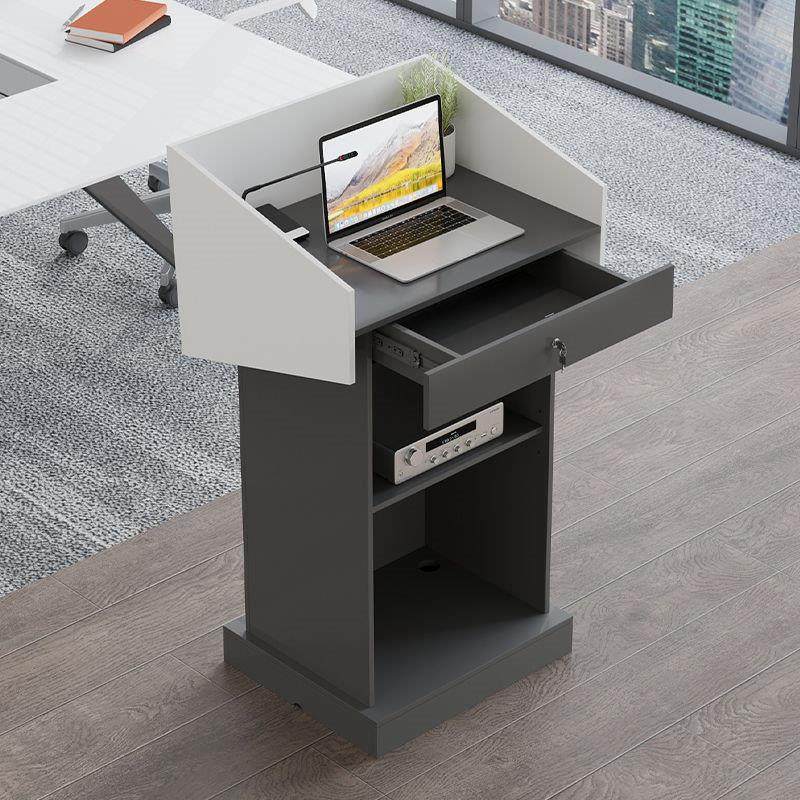 演讲台讲台老师讲桌多媒体迎宾台学校教室教师讲台桌