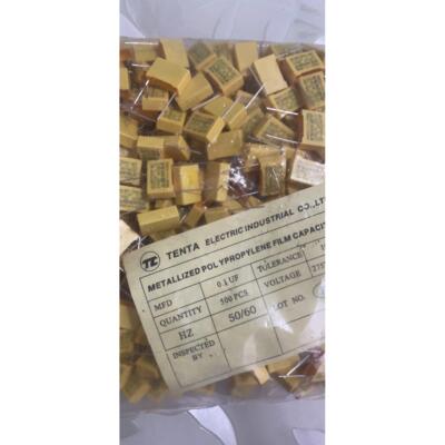 全新原装TENTA天泰安规电容X2 0.1uF 275V 104K 100nF P15mm