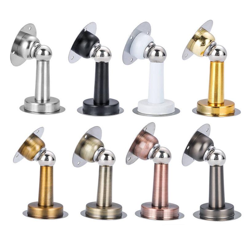 免打孔门吸加厚防撞器不锈钢房墙门顶档碰缓冲阻门器强磁两用门吸