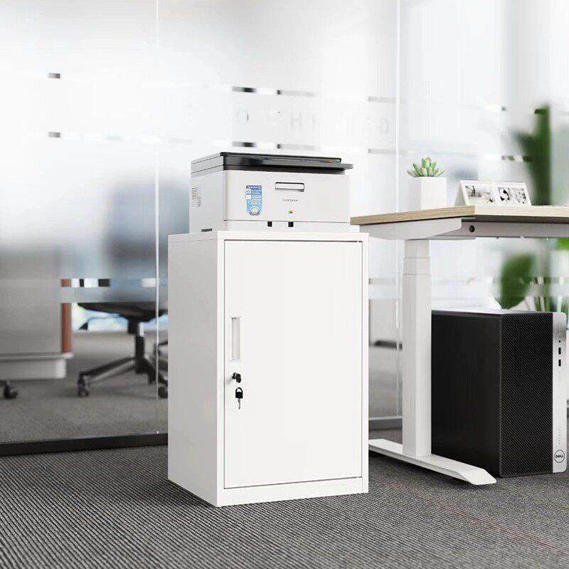 办公室桌下钢制文件柜资料柜工具收纳柜铁皮矮柜储物柜抽屉柜带锁