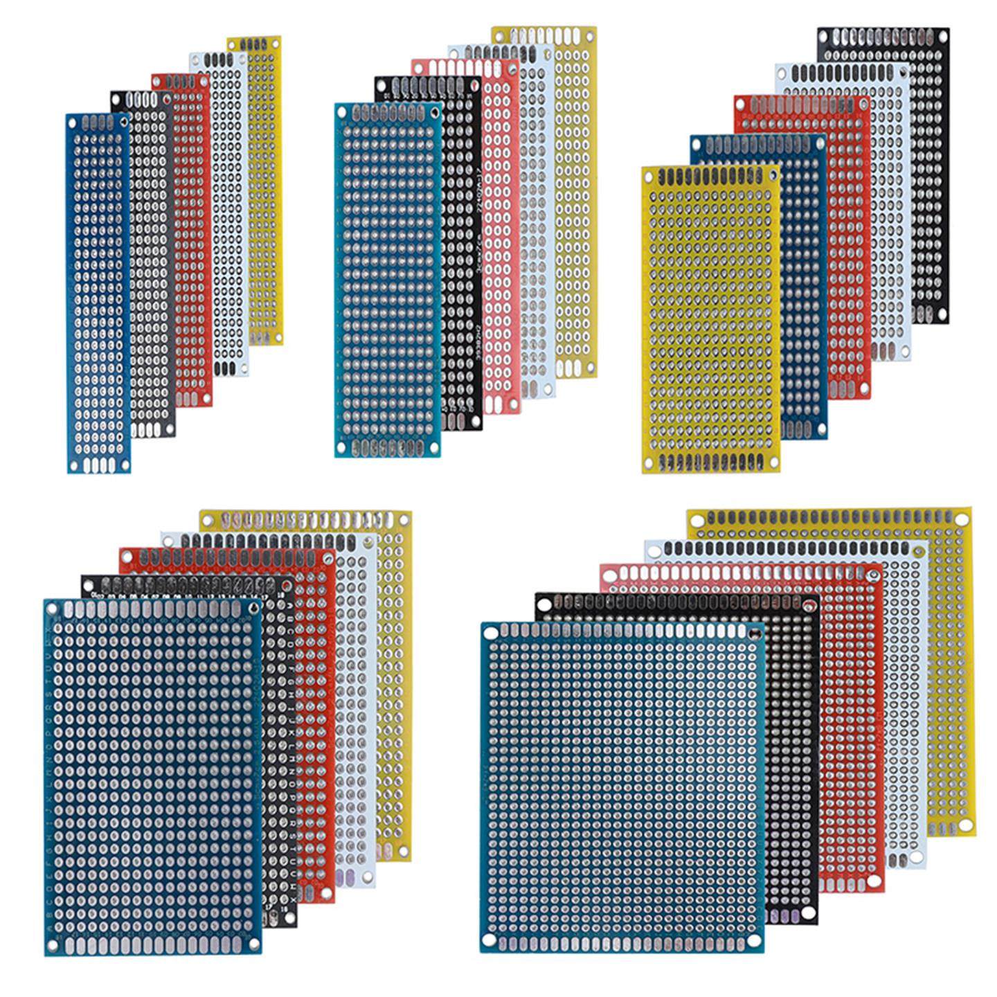 5*7cm双面万能板 电路板 洞洞板 PCB线路板 面包板 DIY实验板焊接