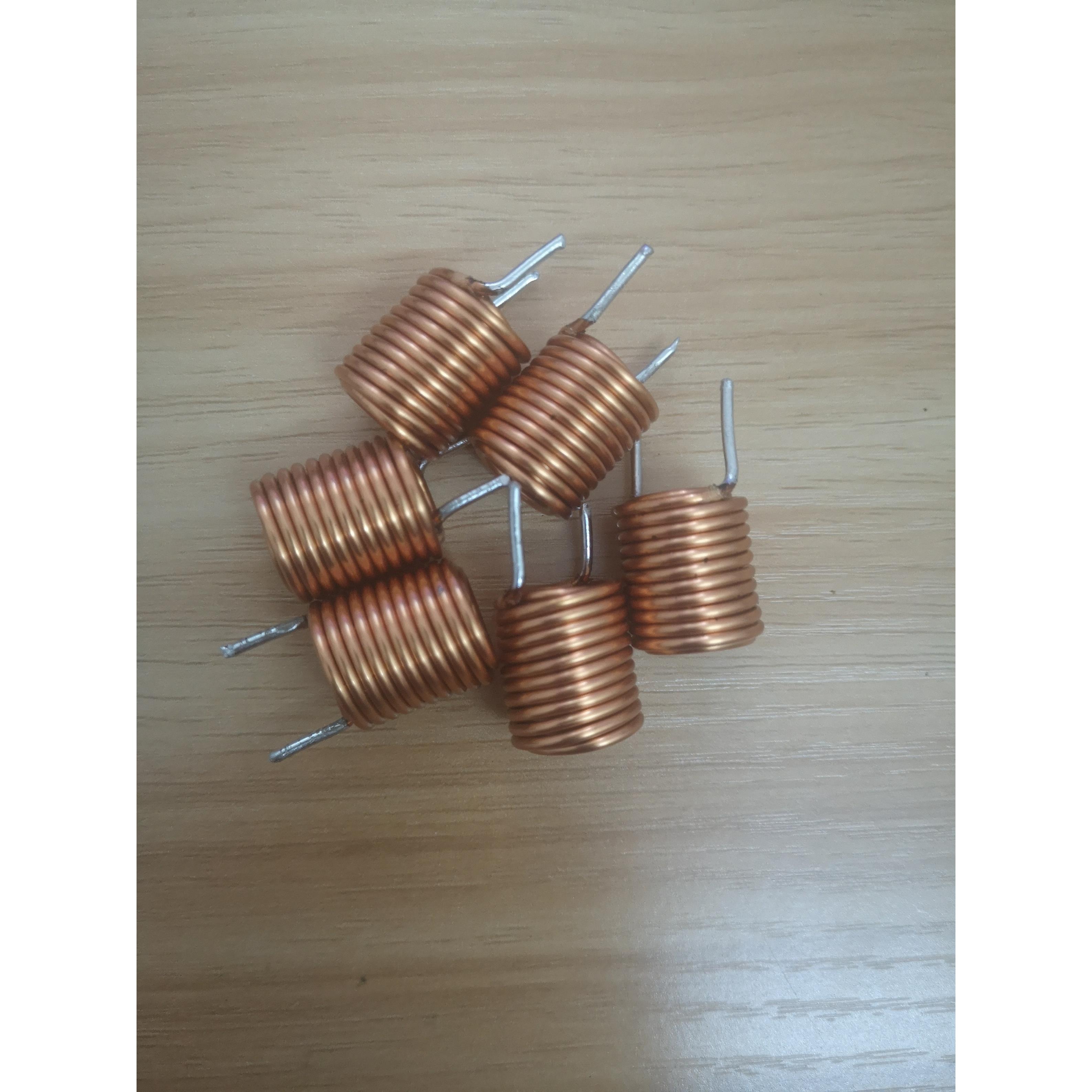 3UH定制铜线圈电感器双层立式1.5线10内音响功放用电感全新