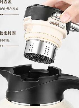 202031容6L不钢保温壶大量焖茶锈壶家老白茶焖泡茶水分离泡茶壶2L