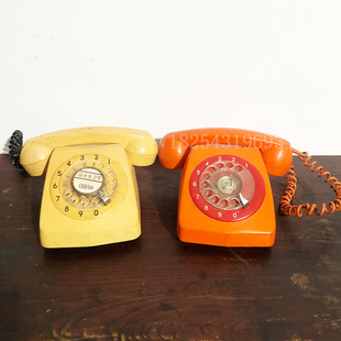 民俗老物件怀旧收藏老式手摇拨号拨盘磁石80老电话地球仪复古摆件