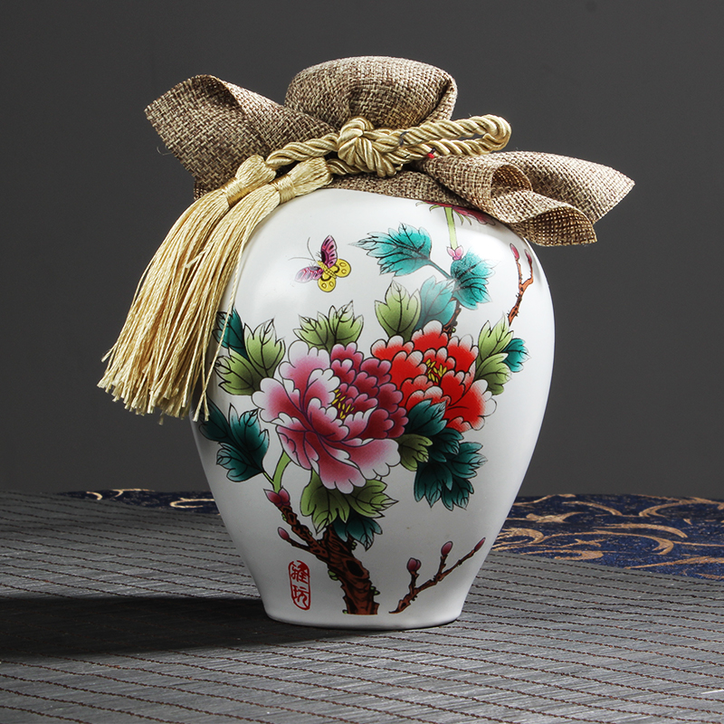 景德镇陶瓷酒瓶酒坛空酒瓶白酒瓶酒壶1斤2 3 5 10斤装仿古土陶