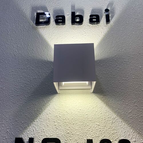 双头户外壁灯庭院外墙客厅卧室灯阳台酒店宾馆过道黑色装饰工程灯