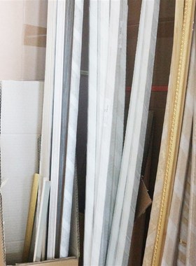 (框条)Larson Juhl美术馆无酸装裱实木油画框仿古做旧复古0026