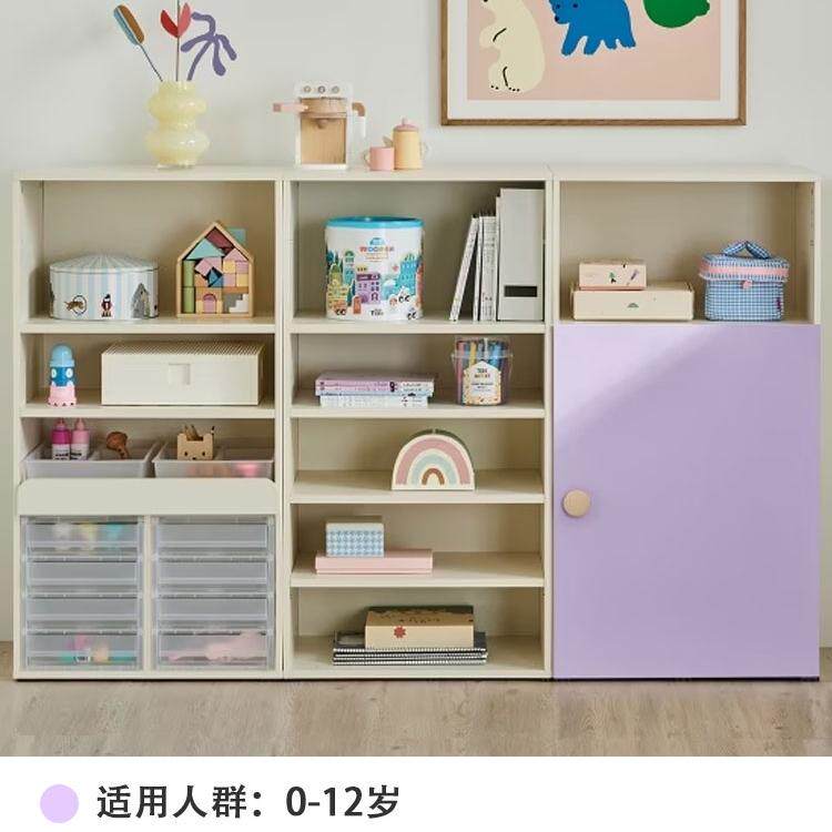韩国实木环保儿童教具柜绘本架白板书柜游戏桌玩具桌文具柜