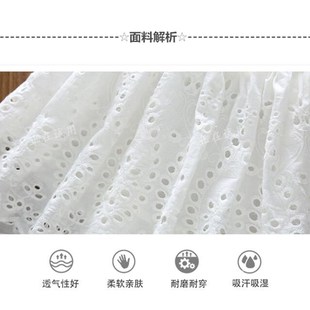 女童蕾丝半身裙裤夏季2021儿童洋气百搭纯棉公主风短裙白色打底裙