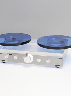 新中式创意水晶播音机摆件样板房样品屋展示中心卧室书房客厅桌面