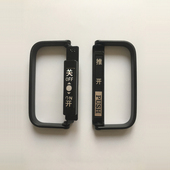 老款 拉手里外配套锁玻璃折叠门锁移门卫生间门拉手 折叠门拉手明装