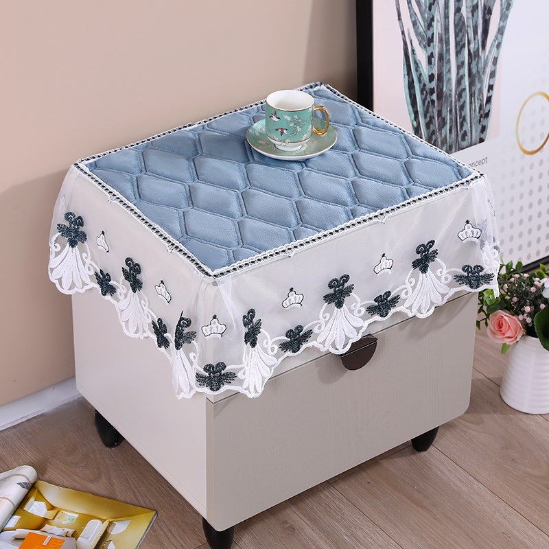 2024新款床头柜盖布防尘罩万能盖巾微波炉茶吧机罩布艺蕾丝装饰罩,居家布艺,床头柜盖布,淘宝优惠券,粉丝福利购,淘宝优惠卷