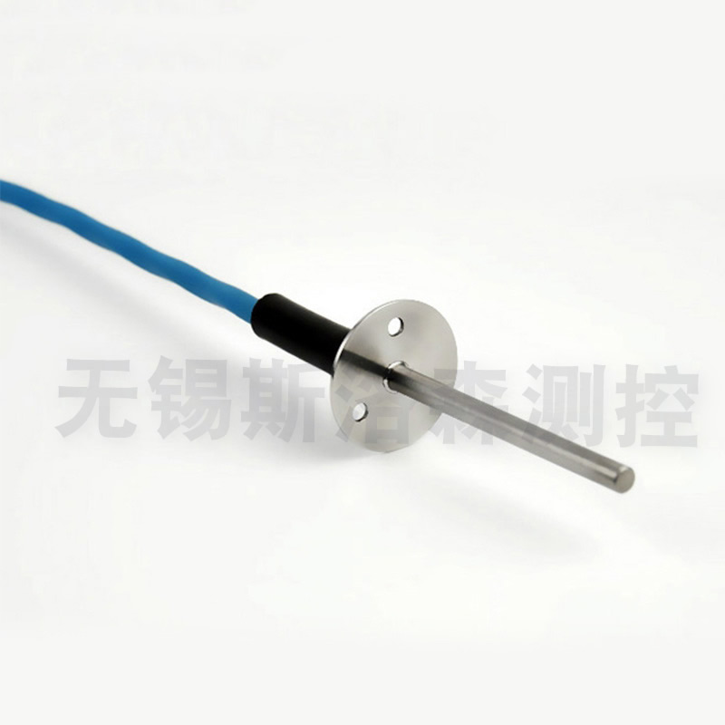 法兰引线温度感测器 PT100  PT1000 铂热电阻温度赶温监视器热电