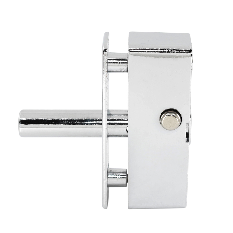 浴室玻璃门窗锁 阳台窗户插销锁 推拉无框玻璃移门弹簧锁扣配件