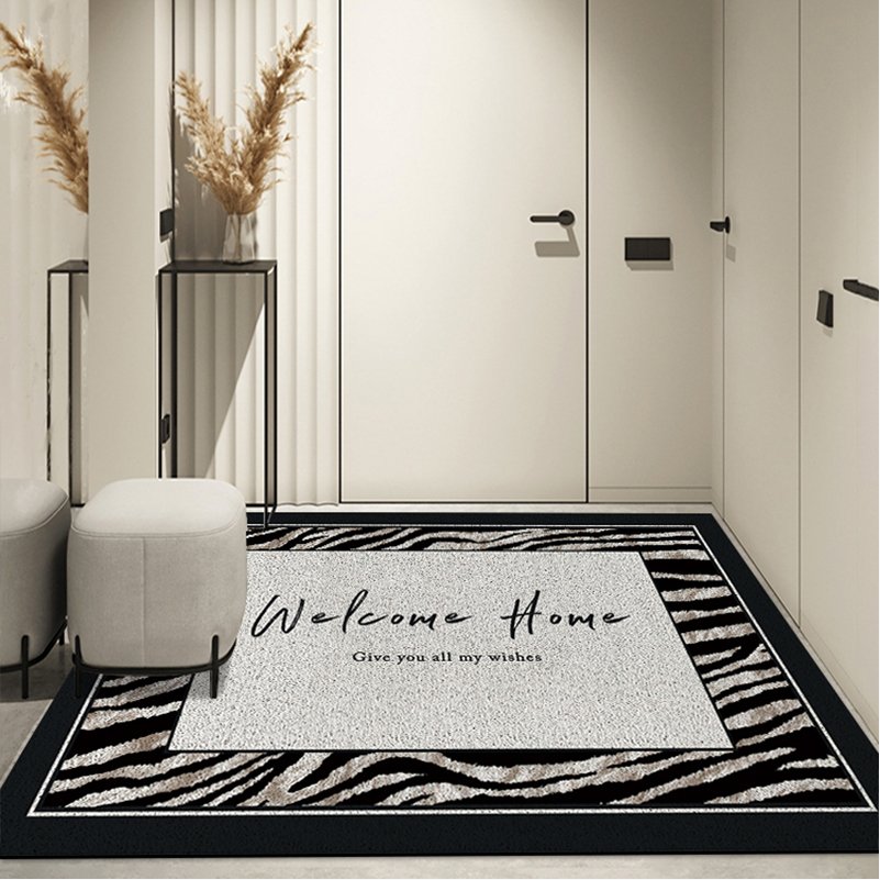 轻奢入户门地垫进门家用门垫大门口脚垫子丝圈玄关除尘地毯可裁剪