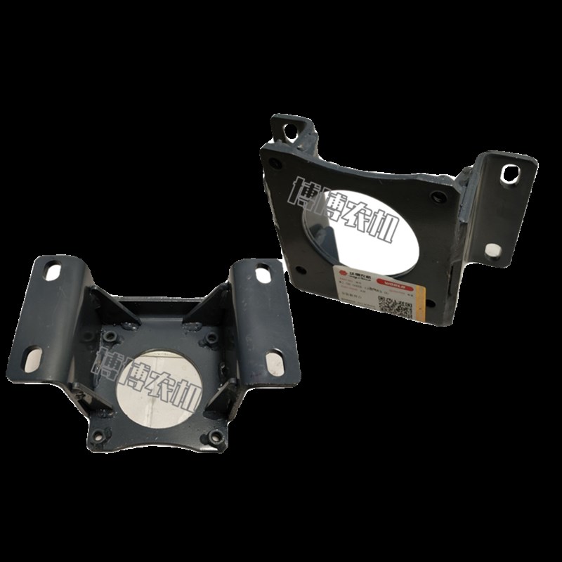 沃得锐龙收割机配件卸粮四通安装板焊合固定座原厂全车配件