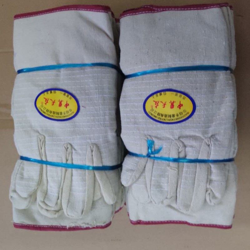 双层帆布手套24线耐磨加厚电焊批劳保耐磨加厚防护工作机械用品,居家日用,防护手套,淘宝优惠券,粉丝福利购,淘宝优惠卷