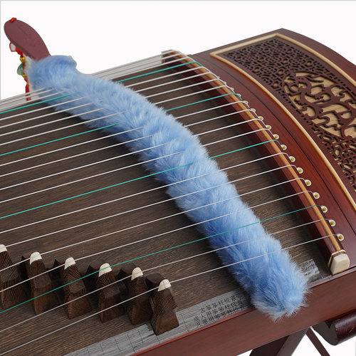 古筝刷扫灰不掉毛清洁刷古筝长毛刷子可弯曲刷子清理刷送塑料袋