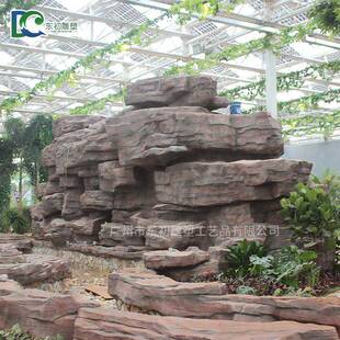 大型假679制作景塑石假山山流水泉摆喷件园林广场装饰工观艺品