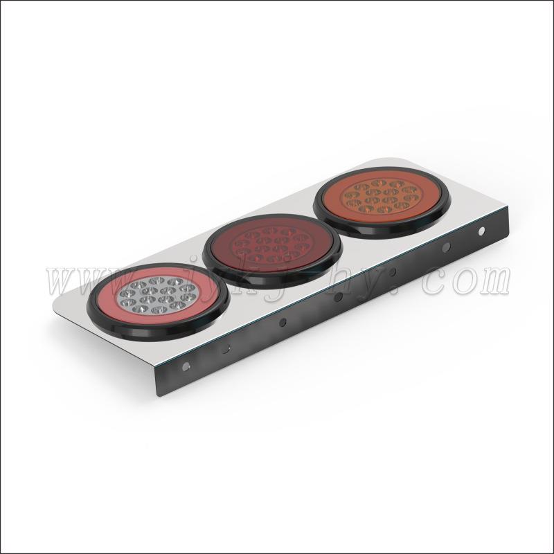 境车灯工中集货重厂卡汽车-2040-车跨工程车大一号尾灯侧边灯转向