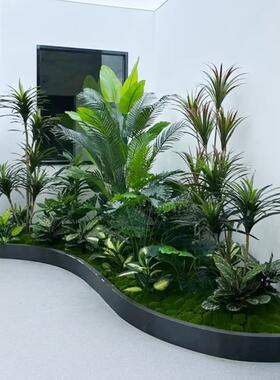 仿真绿JOJ植造景组合阳台景观室外内植橱窗装饰假物院庭玄关植物