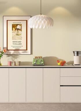 茶餐台边柜奢风带岩板面家用客厅靠墙一轻体65745玄关柜实木生态