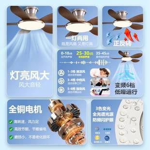 客眼厅风扇灯中古山灯PL-3354-具新款大气扇中餐厅吊灯吸顶低楼层