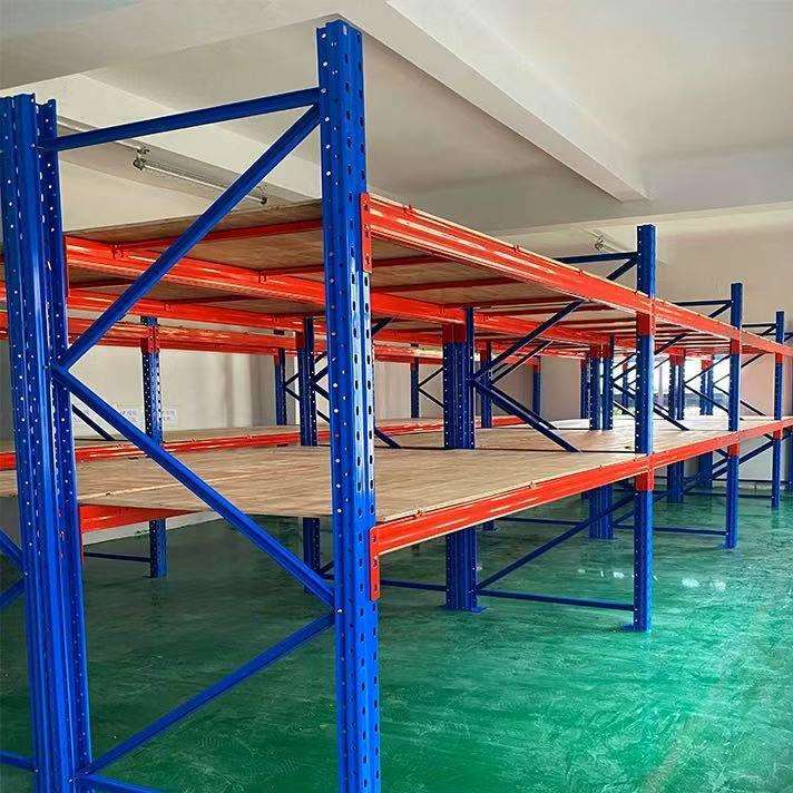 重型货架层体仓储857多仓库位加厚立货架高大型工业横梁式托盘货