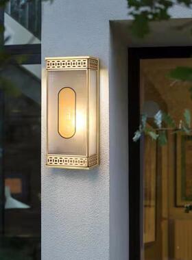 式全外铜户外道壁灯防中水阳台墙壁灯别墅庭院灯过走廊灯L008室花