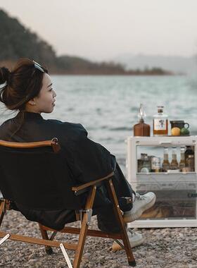 露营折VBK叠箱多功能备箱整理后户外木箱盖加厚带灯开前式透明收