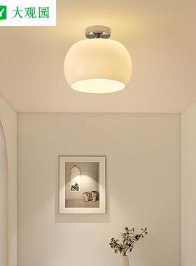 过道灯10945廊灯阳台玄灯具法式奶油风入户灯关走灯代简约吸顶灯1