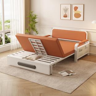 沙发床折叠两用2025新款简约家用客厅阳台多功能可伸缩新型单人床