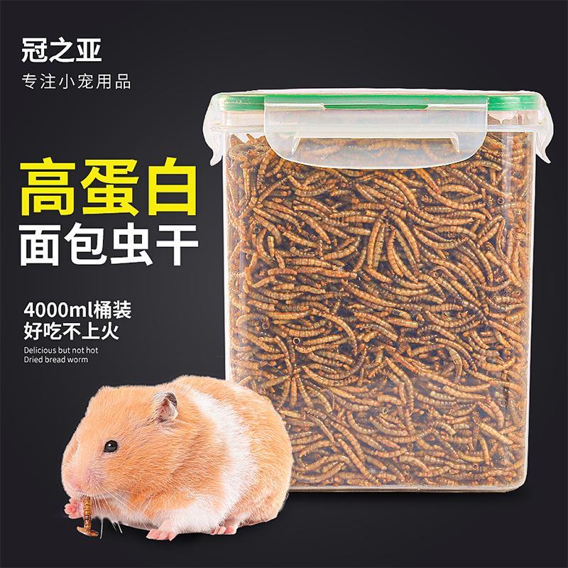 金丝熊面包虫干黄粉干仓鼠粮食刺猬龟粮营养主粮食物零食用品
