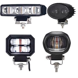 叉车警示一字示宽蓝光安全区域直线边界倒车红光示廓灯限位指示灯