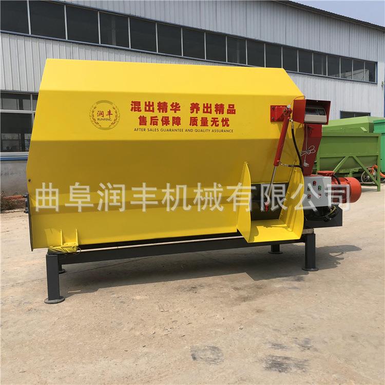 26草料搅拌合机全粮饲草日混拌料机四方角DJC称重养殖场混合设备
